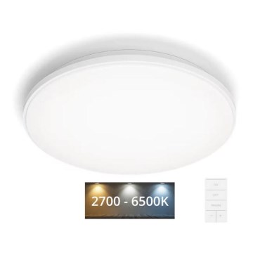 Philips - Dimmbare LED-Deckenleuchte LED/40W/230V 2700-6500K + Fernbedienung