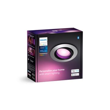 Philips - Dimmbare LED-RGBW-Einbauleuchte Hue CENTURA 1xGU10/4,2W/230V 2000-6500K