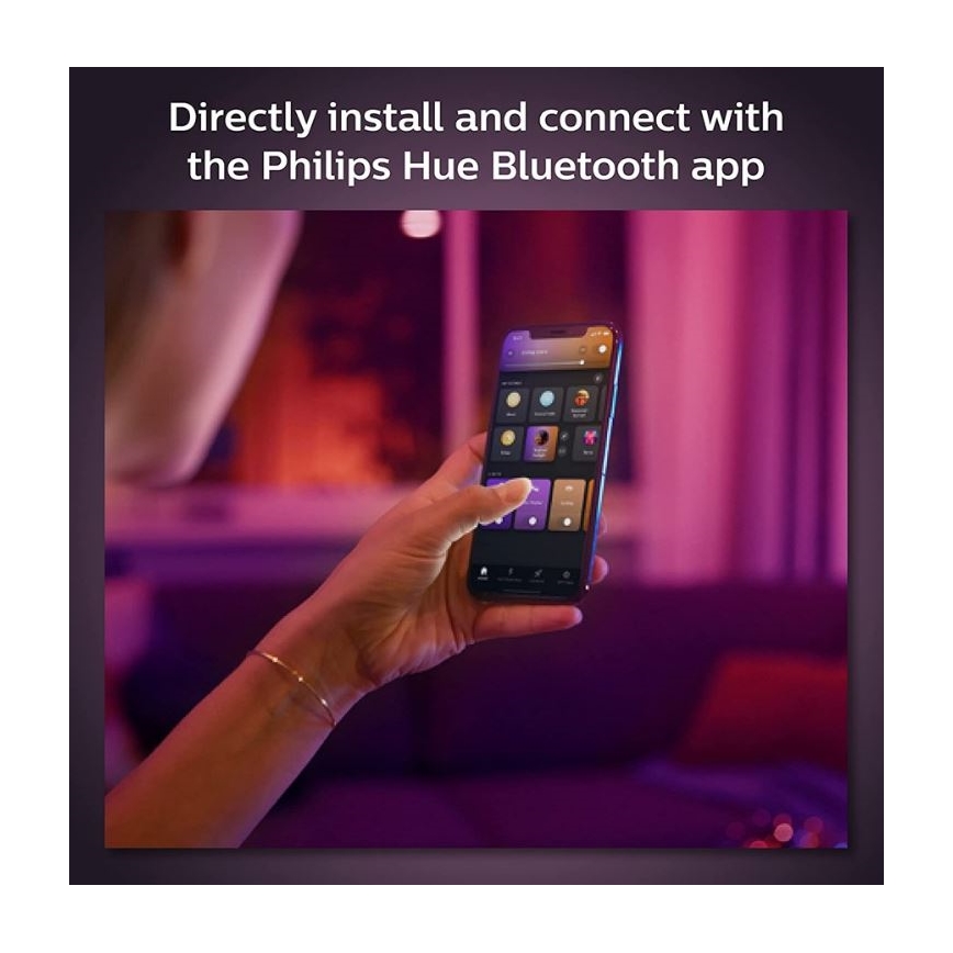 Philips - Dimmbarer LED RGB-Hängekronleuchter für Schienensystem Hue PERIFO LED RGB/5,2W/24V 2000-6500K