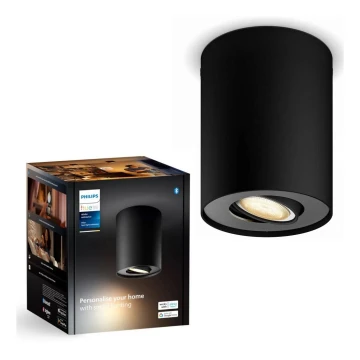 Philips - Dimmbarer LED-Strahler Hue PILLAR 1xGU10/4,2W/230V 2200-6500K schwarz