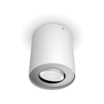 Philips - Dimmbarer LED-Strahler Hue PILLAR 1xGU10/4,2W/230V 2200-6500K + Fernbedienung weiß