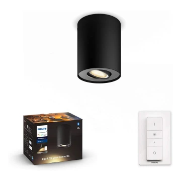 Philips - Dimmbarer LED-Strahler Hue PILLAR 1xGU10/5W/230V + Fernbedienung