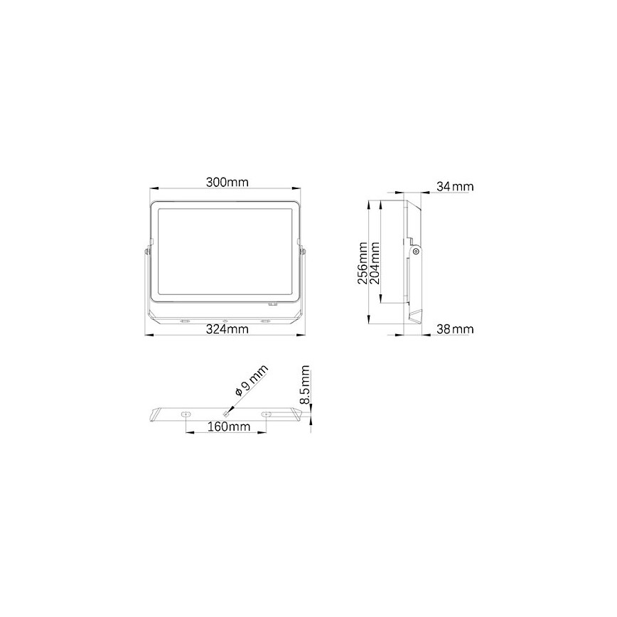 Philips – LED-Außenstrahler PROJECTLINE LED/100W/230V IP65 3000K