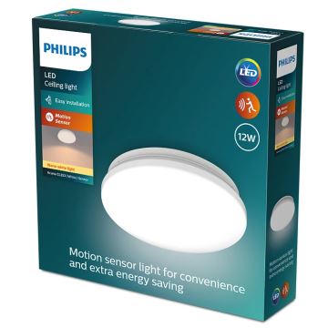 Philips - LED-Deckenleuchte mit Sensor ACUNA LED/12W/230V 2700K