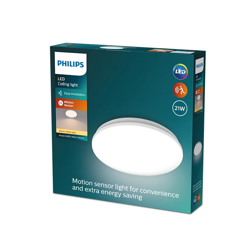 Philips - LED-Deckenleuchte mit Sensor ACUNA LED/21W/230V 2700K