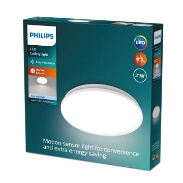 Philips - LED-Deckenleuchte mit Sensor ACUNA LED/21W/230V 4000K