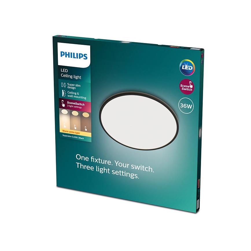 Philips - LED dimmbare Deckenleuchte SCENE SWITCH LED/36W/230V