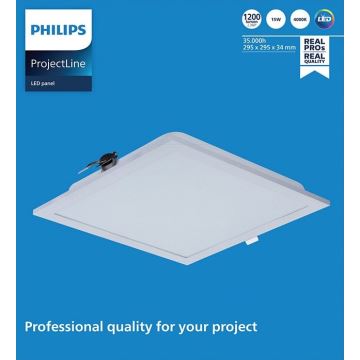 Philips - LED-Einbauleuchte PROJECTLINE LED/15W/230V 29,5x29,5 cm