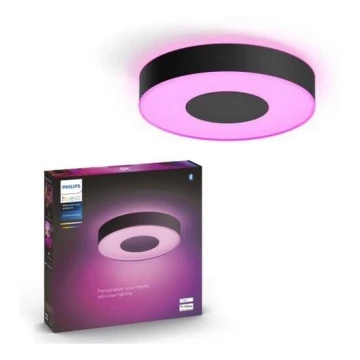 Philips - LED RGB Dimmable ceiling light Hue INFUSE LED/33,5W/230V 2000-6500K d. 381 mm black