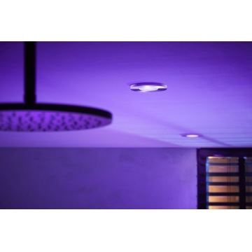 Philips - LED RGB dimmbare Badezimmerleuchte Hue XAMENTO 1xGU10/5,7W/230V IP44 2000-6500K