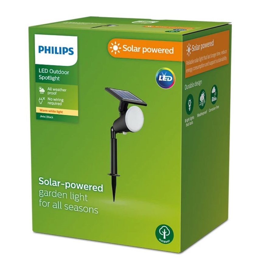 Philips - LED-Solarstrahler JIVIX LED/1,4W/3,7V IP44