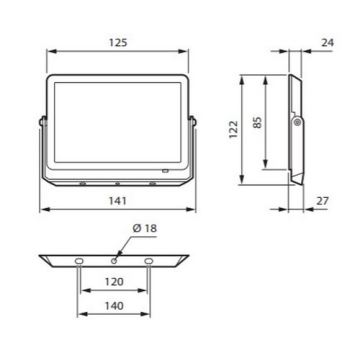 Philips - LED-Strahler DECOFLOOD LED/20W/230V IP65