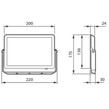 Philips - LED-Strahler DECOFLOOD LED/50W/230V IP65