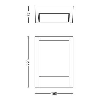 Philips - LED-Wandleuchte für den Außenbereich LED/3,8W/230V IP44