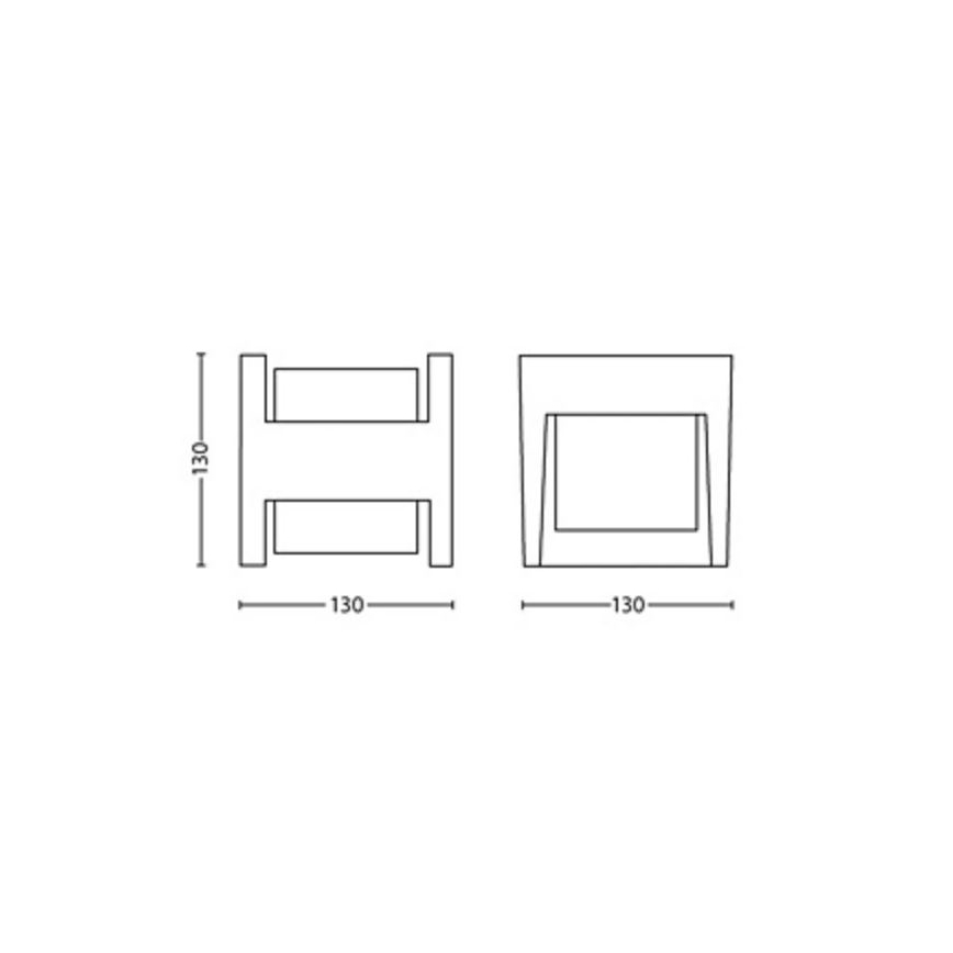 Philips - LED-Wandleuchte für den Außenbereich ARBOUR LED/3,8W/230V IP44