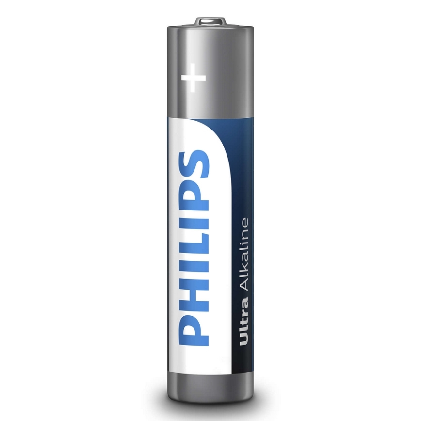 Philips LR03E4B/10 - 4 Stück Alkalibatterie AAA ULTRA ALKALINE 1,5V