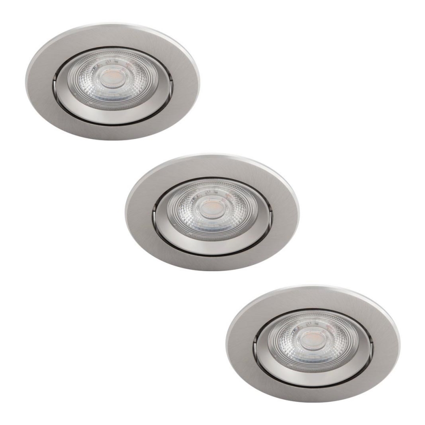 Philips - SET 3x LED dimmbare Einbauleuchte LED/5W/230V 2700K