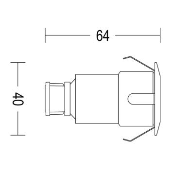 Philips - SET 3x LED-Einbauleuchte für den Außenbereich SPORE LED/1W/24/230V IP67