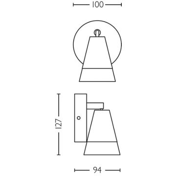 Philips - Strahler CLEFT 1xGU10/5W/230V