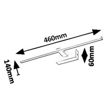 Rabalux - LED-Spiegelbeleuchtung für Badezimmer LED/8W/230V IP23