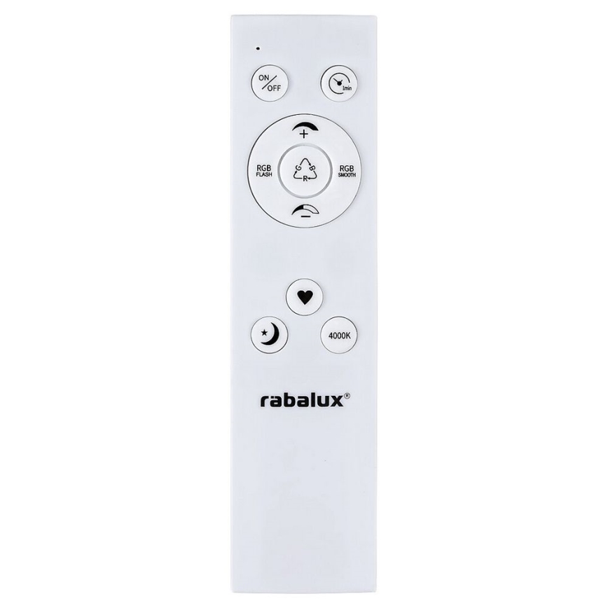 Rabalux - Dimmbare LED-RGB-Deckenleuchte LED/22W/230V Wi-Fi + Fernbedienung