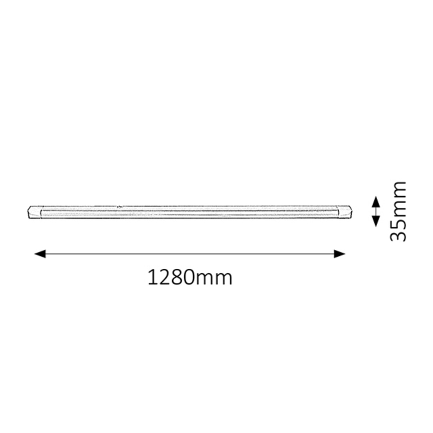 Rabalux - Küchenunterbauleuchte 1xG13/36W/230V 128 cm