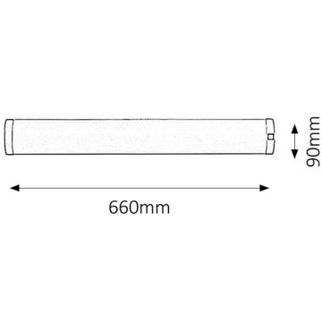 Rabalux 2329 - Küchenleuchte SOFT G13/18W/230V