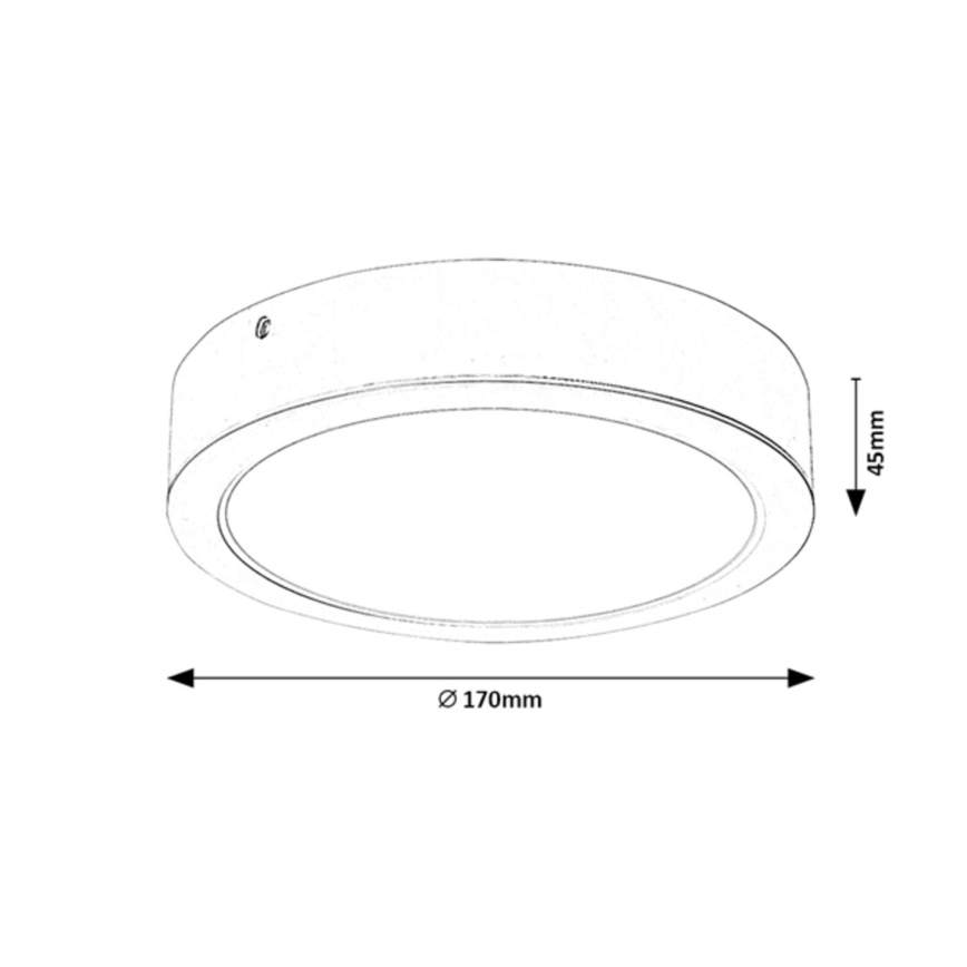 Rabalux - LED Deckenleuchte LED/18W/230V d. 17 cm