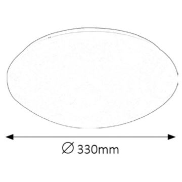 Rabalux - LED Deckenleuchte LED/18W/230V