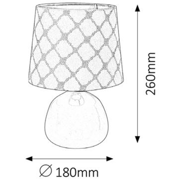 Rabalux - Tischlampe E14/40W