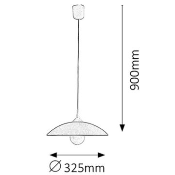Rabalux - Hängeleuchte 1xE27/60W/230V