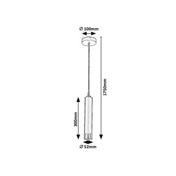 Rabalux - Kronleuchter an Schnur ZIRCON 1xGU10/5W/230V