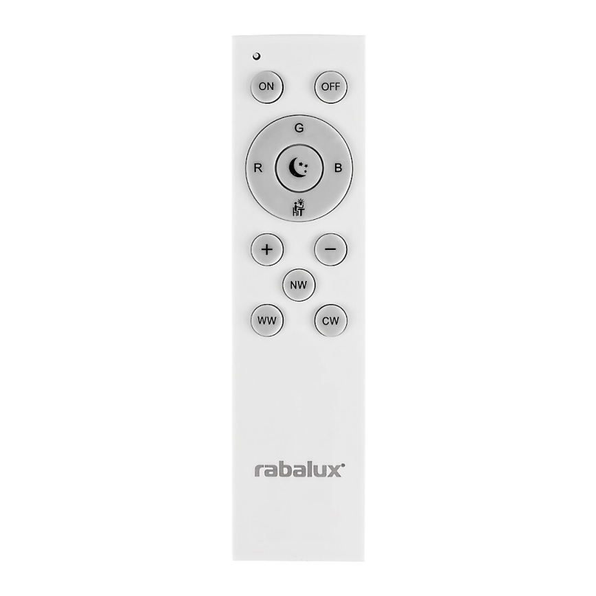 Rabalux - LED RGB Dimmbare Deckenleuchte LED/24W/230V Wi-Fi 3000-6500K d. 39,5 cm + Fernbedienung