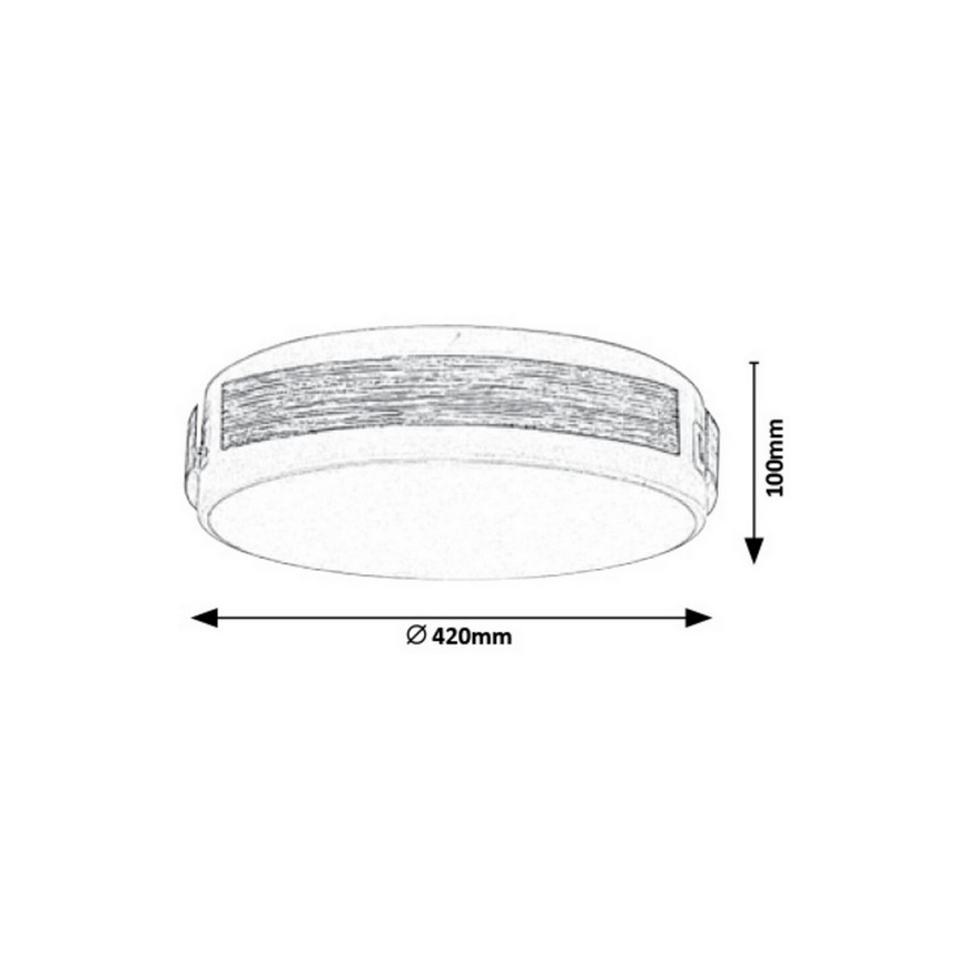 Rabalux - LED Dimmbare Deckenleuchte LED/24W/230V