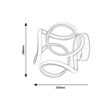 Rabalux - LED-Wandleuchte LED/11W/230V 3000K