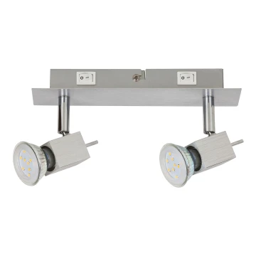 Rabalux 6758 - LED Spotlight 2xGU10/5W/230V