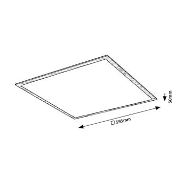 Rabalux - LED Deckenpaneel LED/40W/230V 4000K