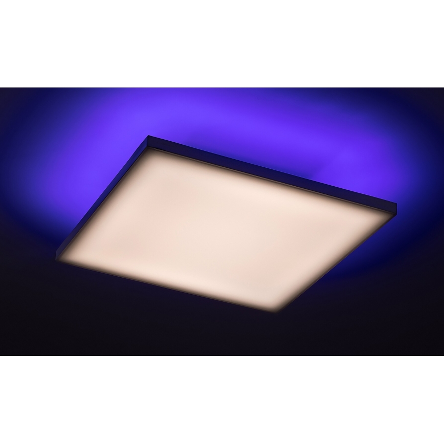 Rabalux - Dimmbare LED-RGB-Deckenleuchte LED/24W/230V 3000-6500K 40x40 cm+ Fernbedienung