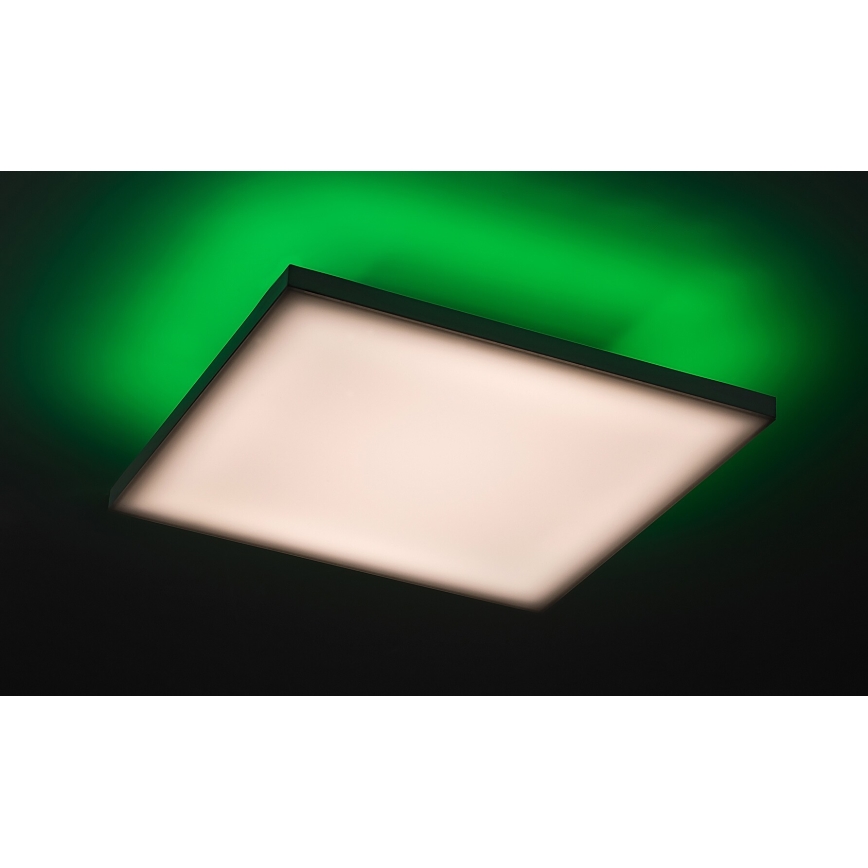 Rabalux - Dimmbare LED-RGB-Deckenleuchte LED/24W/230V 3000-6500K 40x40 cm+ Fernbedienung