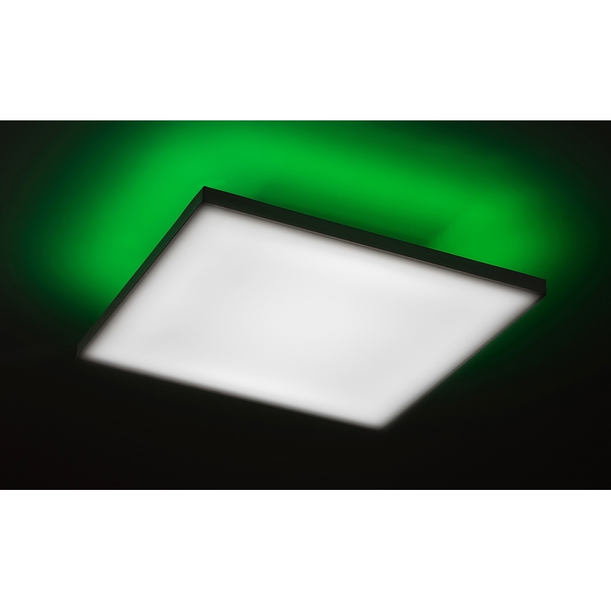 Rabalux - Dimmbare LED-RGB-Deckenleuchte LED/24W/230V 3000-6500K 40x40 cm+ Fernbedienung