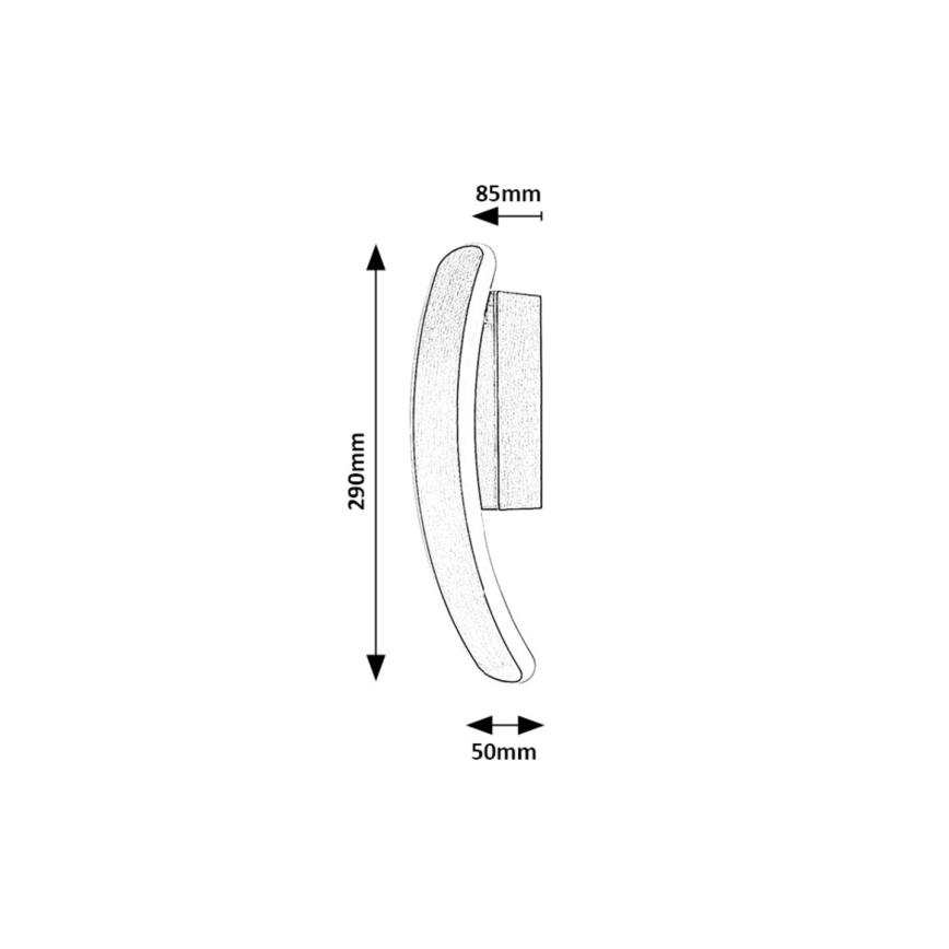 Rabalux - LED-Wandleuchte LED/12W/230V