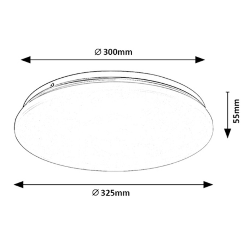 Rabalux - LED-Deckenleuchte LED/18W/230V 4000K 32 cm