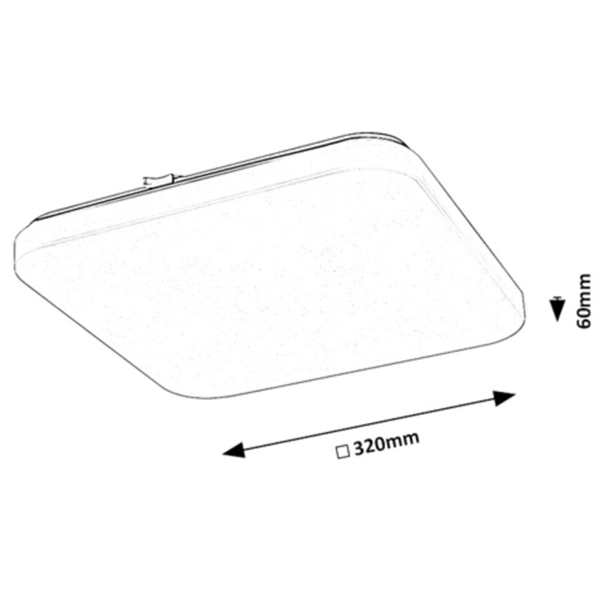 Rabalux - LED-Deckenleuchte LED/18W/230V 3000K 32x32 cm