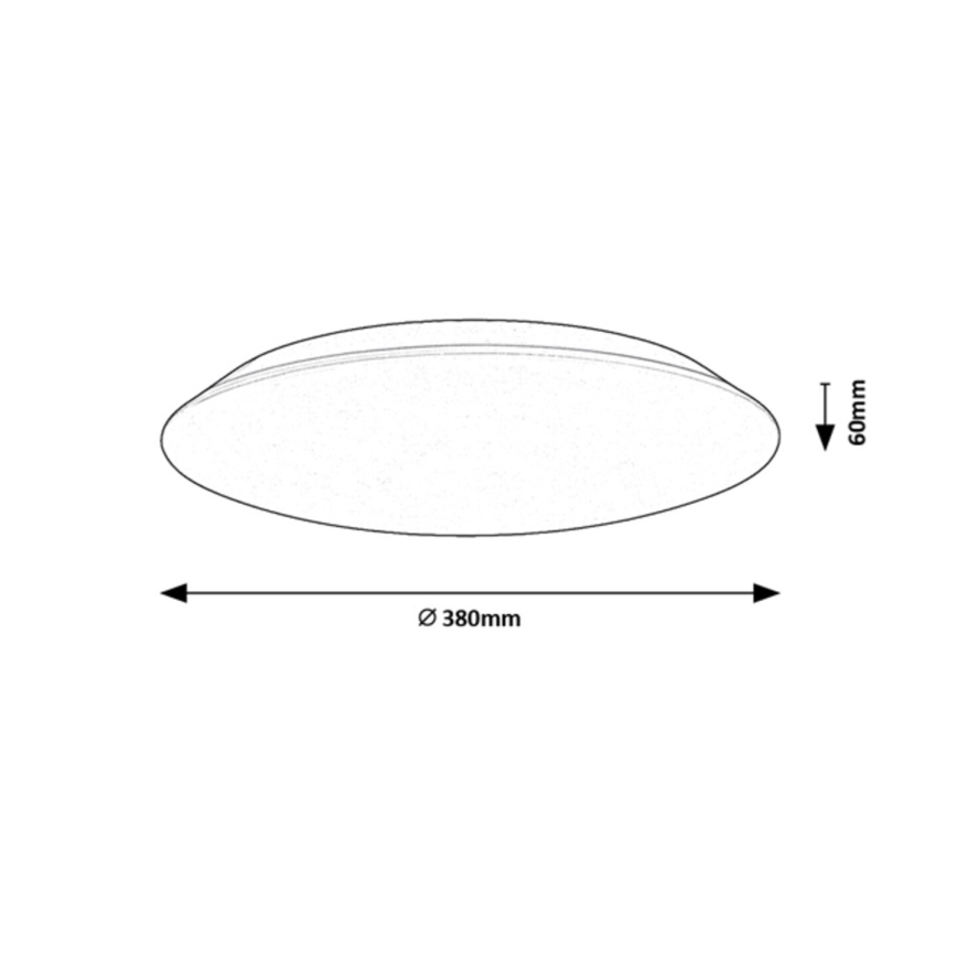 Rabalux - LED-Deckenleuchte LED/24W/230V 4000K 38 cm