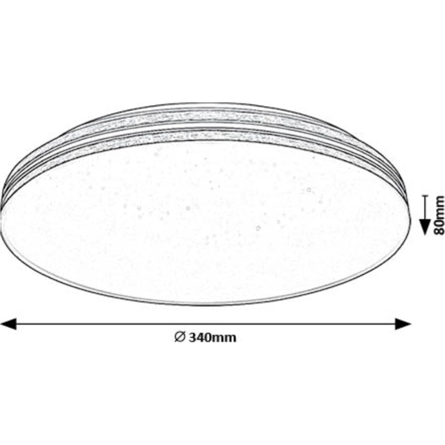 Rabalux - LED-Deckenleuchte LED/18W/230V 3000K d 34 cm