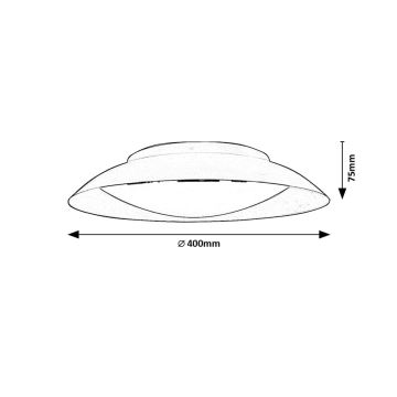 Rabalux - LED-Deckenleuchte LED/24W/230V 3000K d 40 cm