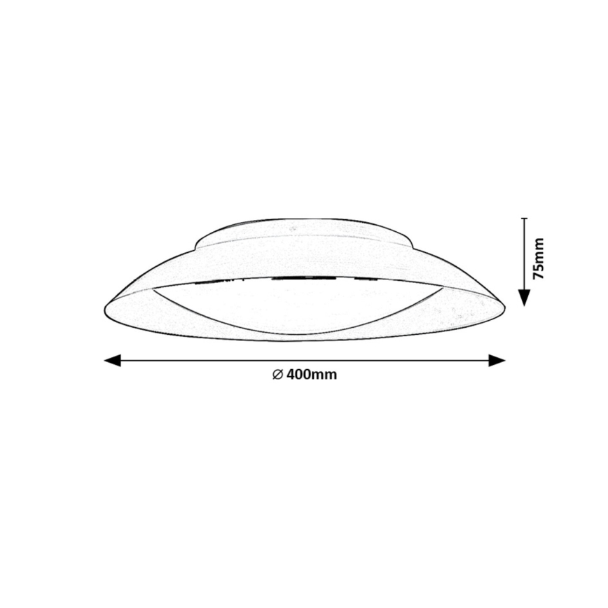 Rabalux - LED-Deckenleuchte LED/24W/230V 3000K d 40 cm