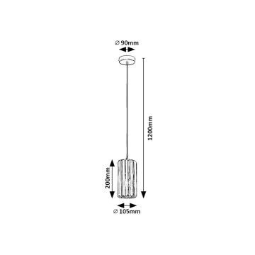 Rabalux - Hängeleuchte an Schnur 1xE27/40W/230V