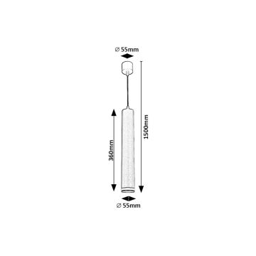 Rabalux - Hängeleuchte an Schnur 1xGU10/5W/230V