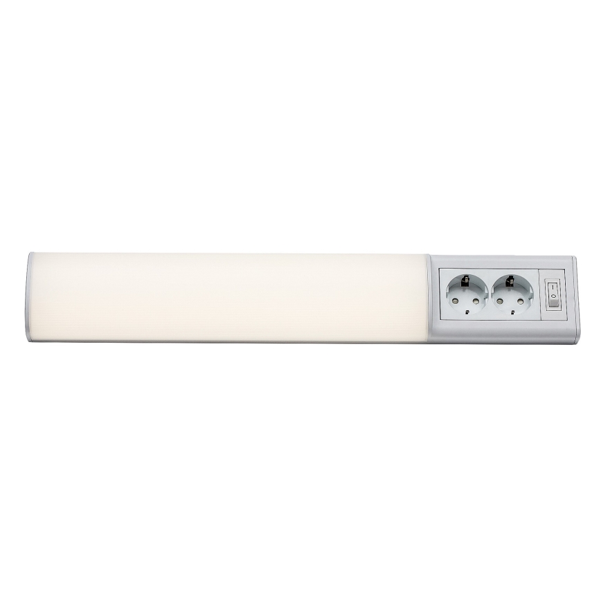 Rabalux - LED-Küchenunterbauleuchte mit 2 Steckdosen LED/10W/230V 4000K 50 cm weiß